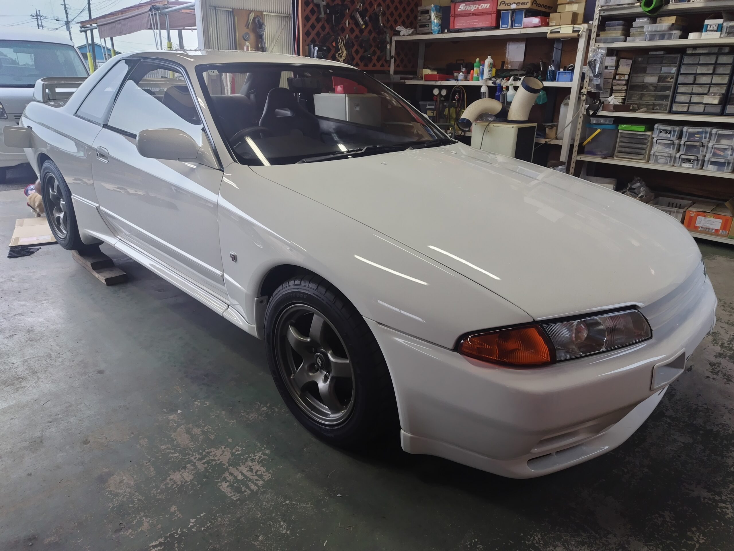 R３２　GT-R　エアミックスアクチュエーターの修理です。
