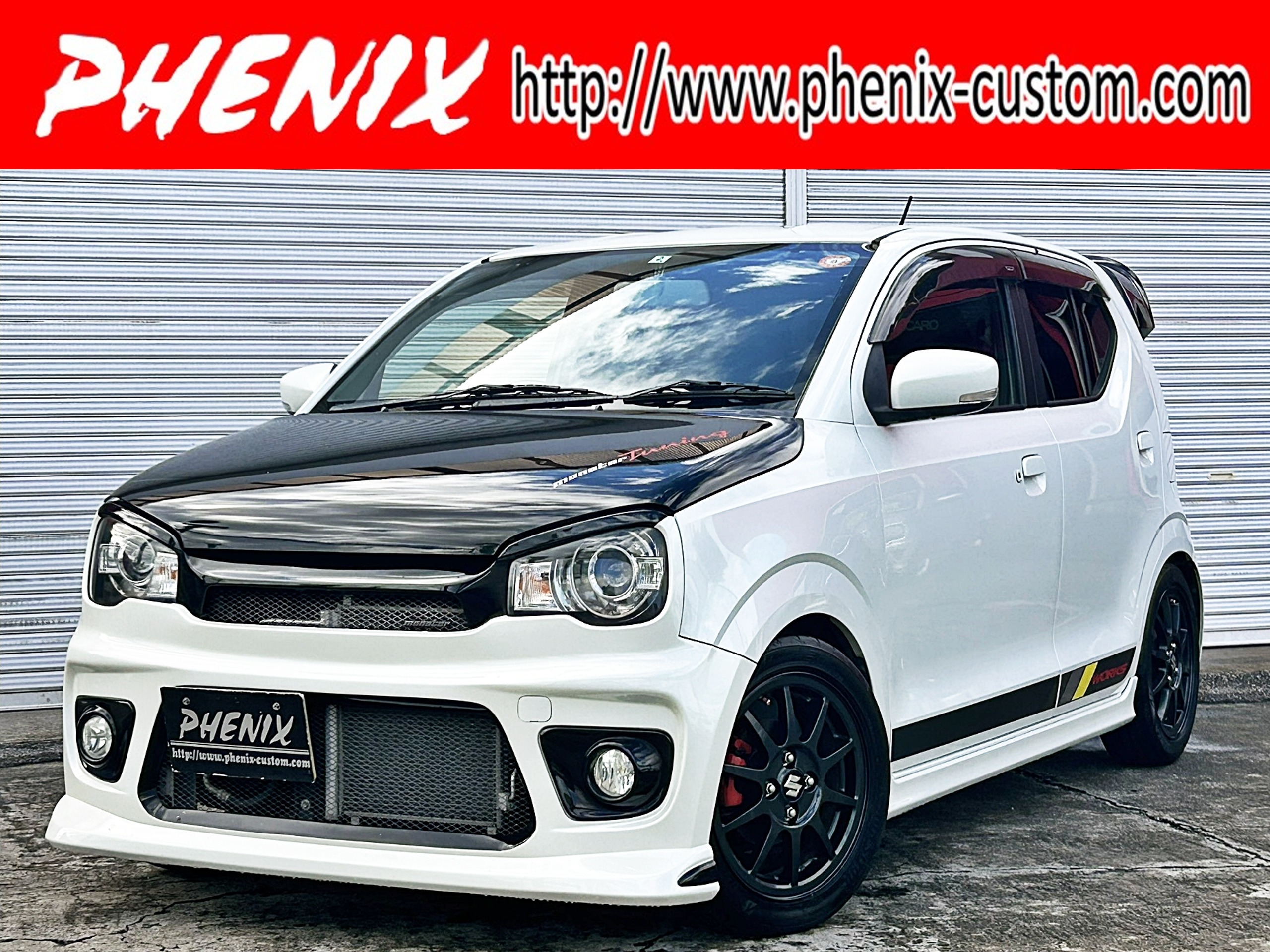 スズキ アルトワークス｜H28年｜6.5万km｜BLITZ車高調｜ECU書換（ハイオク）｜HKSマフラー｜修復歴なし